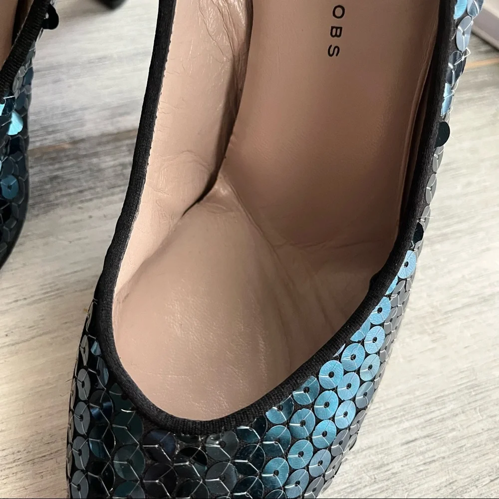 Marc by Marc Jacobs sequin point heels pumps size 39.5